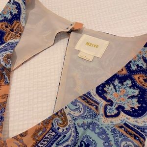 Anthropologie Maeve Paisley Maxi Dress